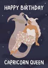 Capricorn Birthday Card created by Heather Rose Designs