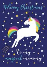 Christmas card for a magical mummy created by One Day in May Design