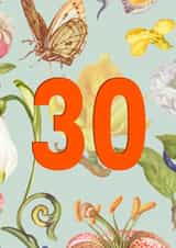 30th Birthday Card created by Nutmeg Studio