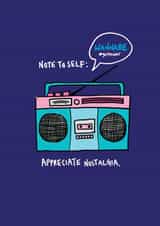 Appreciate Nostalgia Greeting Card created by Cindy Cheung