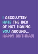 funny birthday card 1000 created by Nathan Cooper