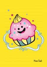 Happy Cupcake Greeting Card created by Cindy Cheung