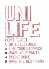 Uni Life, Good luck at university created by FurzePrints