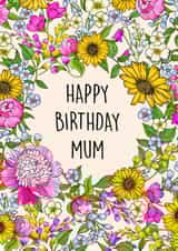 HAPPY BIRTHDAY MUM 1000 created by Poppy & Mabel 