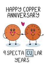 Happy 9th wedding anniversary! created by Schnauzer Scribbles