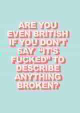 British created by Phaedra Peer