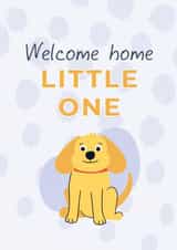 New puppy welcome home card created by tails.com