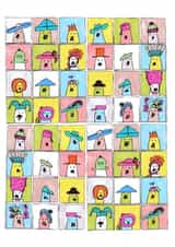 Hats, hats and more hats. Bird and Pals love to try on hats. created by Bird and Pals