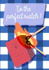 Perfect match anniversary card created by @Alisha Vas