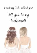 Bridesmaid card - Will you be my bridesmaid created by Samuel Breeze