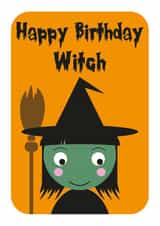 Happy Birthday Witch created by Stripey Cats