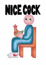 Nice Cock Birthday / Valentine's Day Card created by Lucie Dennett