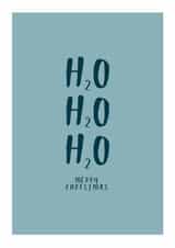H2O Merry Christmas Wild Cold Water Swimming Card created by Lu Cornish 