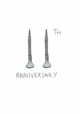11th Anniversary - Steel Screws created by Amelia Paveley