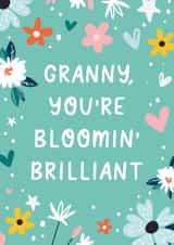 Bloomin' Brilliant Granny Birthday Card created by Yasmin Atherton