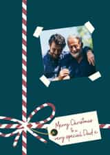 Personalised Christmas Photo Card created by Rosewood Design - Present - Special Dad - Photo Card