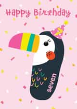 Happy 7th Birthday card 1000 created by Helen Thompson