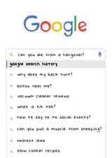 Funny Birthday Card - Google Search - Can you die from a hangover? created by AbiGoLucky