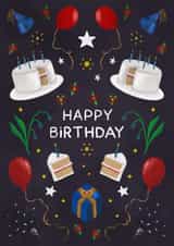 You can’t have a happy birthday without cake! created by Art by Reebee