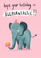 Fantastic Elephant Birthday Card created by Big Pencil Prints
