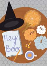 Hey Boo Halloween Card created by Walking In Wildflowers