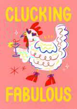 Clucking Fabulous Friendship Card created by Angharad Ffion Design