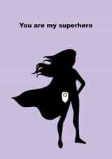 Superhero ostomate card created by ostique