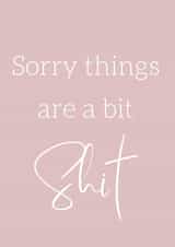 Shit time card created by @Little Gifts Suffolk