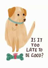 Good Dog Christmas Card created by Sunpatch Society