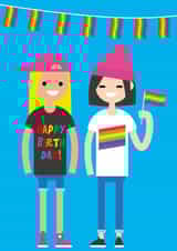 Pride Girls Card created by Dean Morris Cards