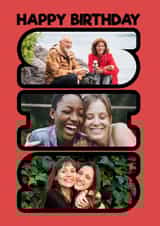 Personalised Birthday Photo Card created by Blind Faith - Sister/Sis - Photo Card