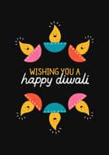Cute Diwali Card for your family and friends created by Jess Shah
