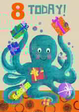 Octopus bearing gifts for an 8 year olds birthday! created by Rocket68