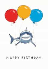 Cute Birthday card for the shark lover in your life created by Have a Gander