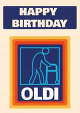 Cheeky Happy Birthday card for the 'oldi's' created by Heeby Jeeby's