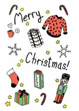 Cute Christmas Card - Marry Christmas created by Abbie Preston