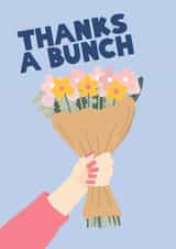 Thank you card - Floral Thank You Card - For Her Mum Teacher Friend Colleague created by This Gal Designs