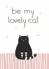 Congrats Card With A Cute Cat - Thinking Of You/Send A Smile - For All People created by Nuta Mart