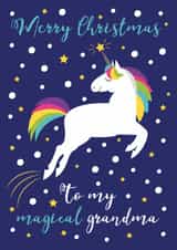Christmas card for a magical grandma created by One Day in May Design