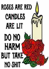 Show your support to someone you care about - Good Luck card and funny poem created by Sister Resin Crafts designs 