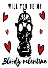 Alternative Valentines Card - My Bloody Valentine created by Sister Resin Crafts designs 