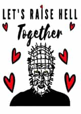Alternative card for someone special - Hellraiser - Let's raise Hell together created by Sister Resin Crafts designs 
