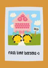 Cute New Home Card | First time buyers | Moving out | Property | Congratulations created by Dame's Brain
