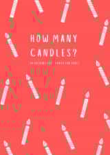 How Many Candles? Birthday Card created by Lynsey Grant