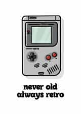 Cute Gameboy Birthday Card created by Colourful Life