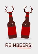 Cute Christmas Card - Reinbeers! created by ItsJessica