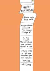 Funny Toilet Roll Birthday Card For The Cost Of Living Crisis created by Rogue Debby CIC