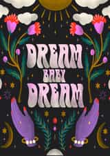 Modern and funny motivational greetings card created by Agnė Kubilienė