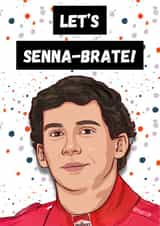 Ayrton Senna Card created by P1 Cards