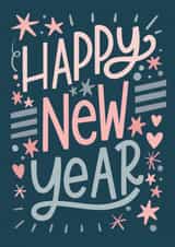 Happy New Year - Pastel created by Natalia Gonzalez